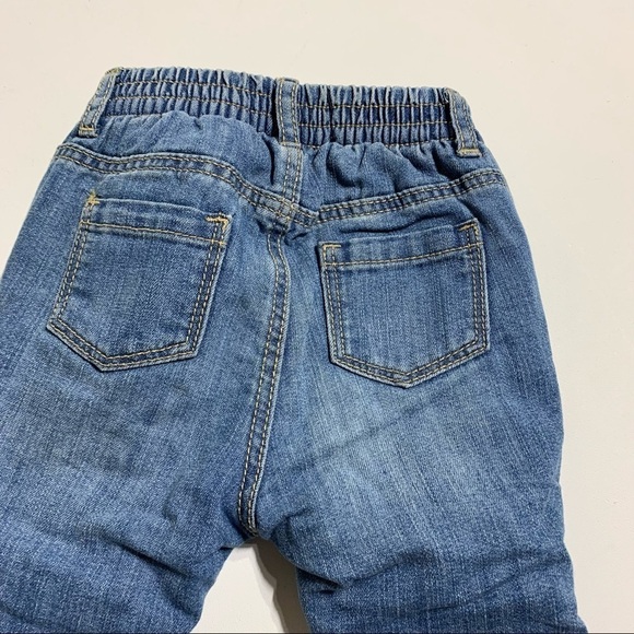 𝅺OLD navy baby girls 18-24M warm fleece lined jeans - Picture 3 of 3